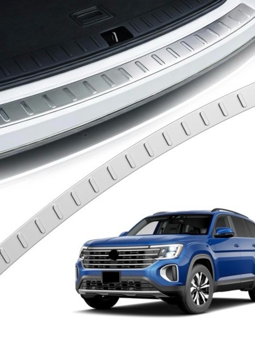 YLSCOO Rear Bumper Protector Guard for 2018-2026 Volkswagen VW Atlas